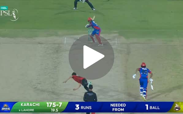 [Watch] Shoaib Malik's Experience Helps Karachi Seal A Last Ball Thriller In Must-Win Game